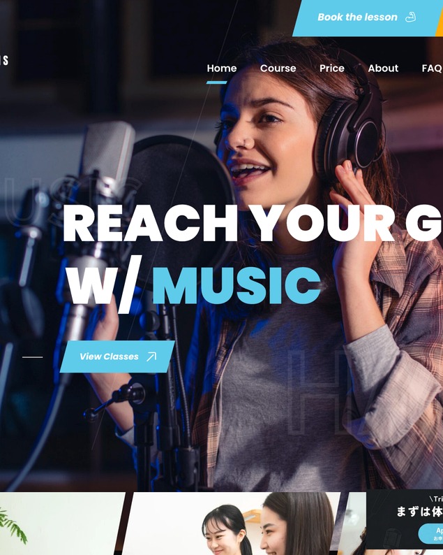 HARRIS Music School website